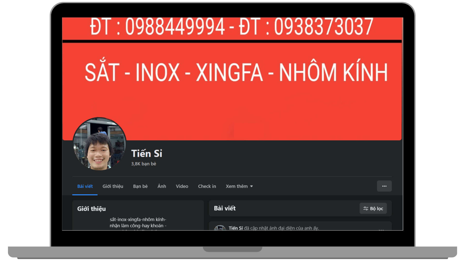 SẮT - INOX - XINGFA - NHÔM KÍNH NHƠN TRẠCH