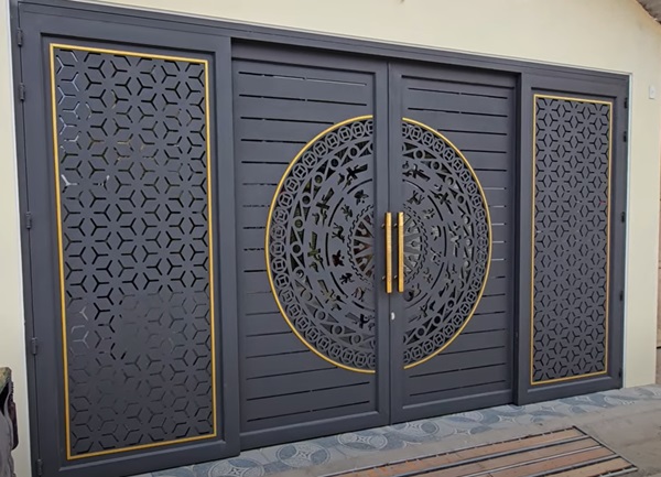 cửa cổng inox